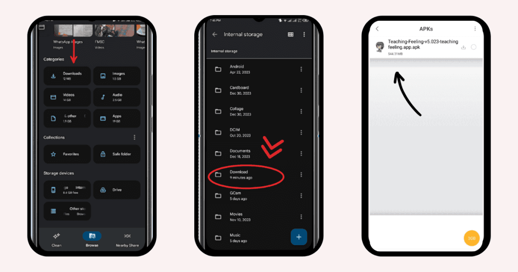 Steps To Install the Teaching Feeling APK
